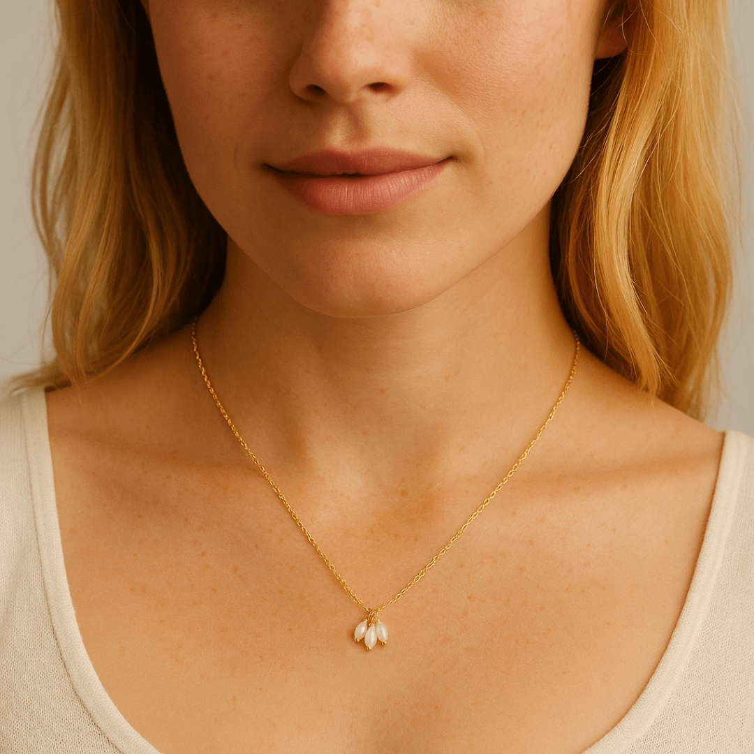 Three Wishes Pearl Necklace - Le Serey