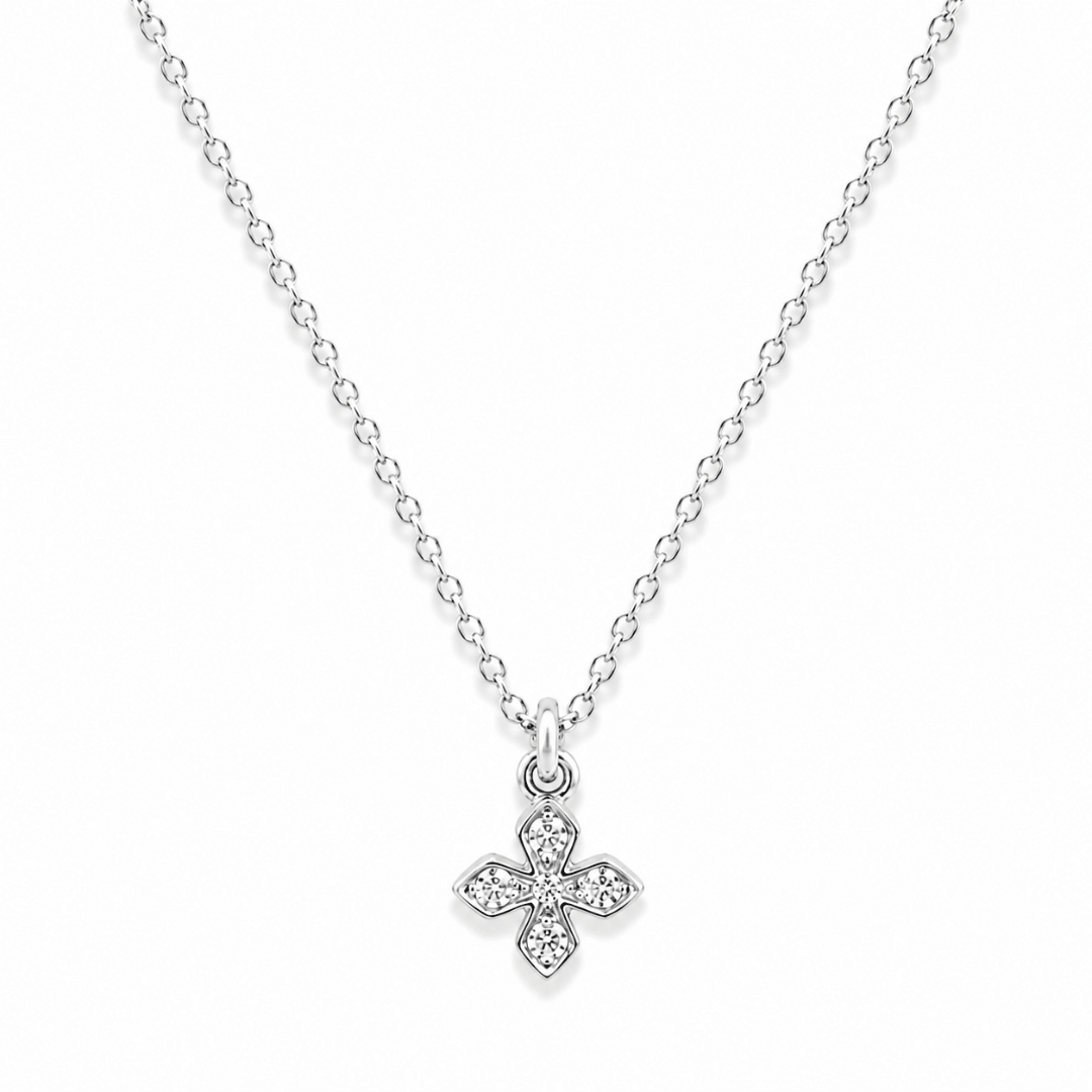 Tiny Cross Pendant Necklace – Dainty & Minimalist Jewelry | Le Serey