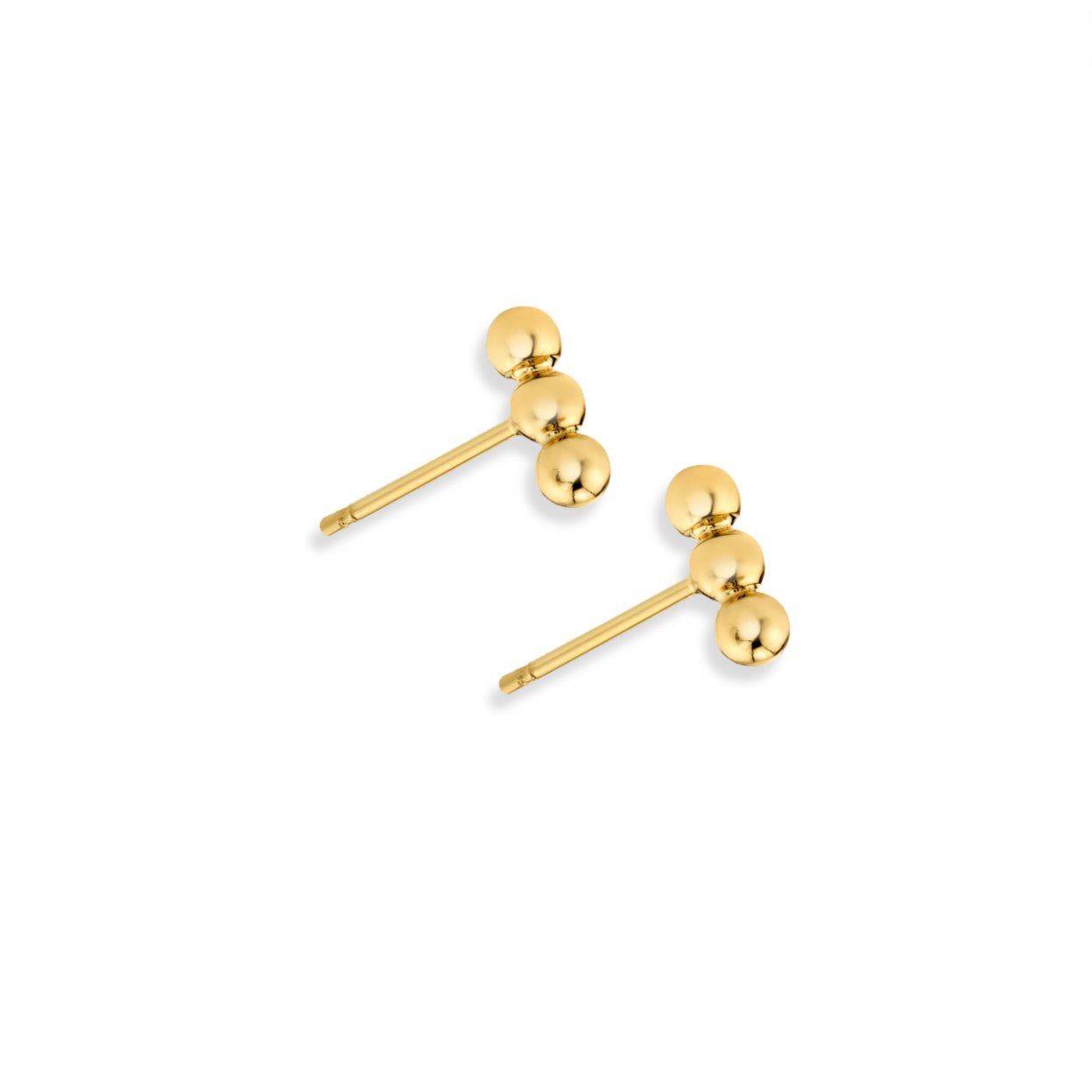 Triple Dot Stud Earrings - Le Serey