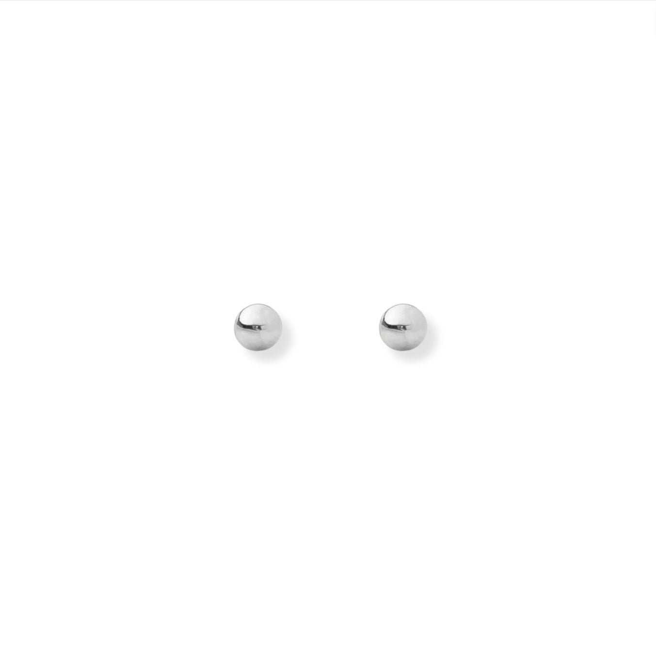 2mm Tiny Ball Stud Earrings - Le Serey