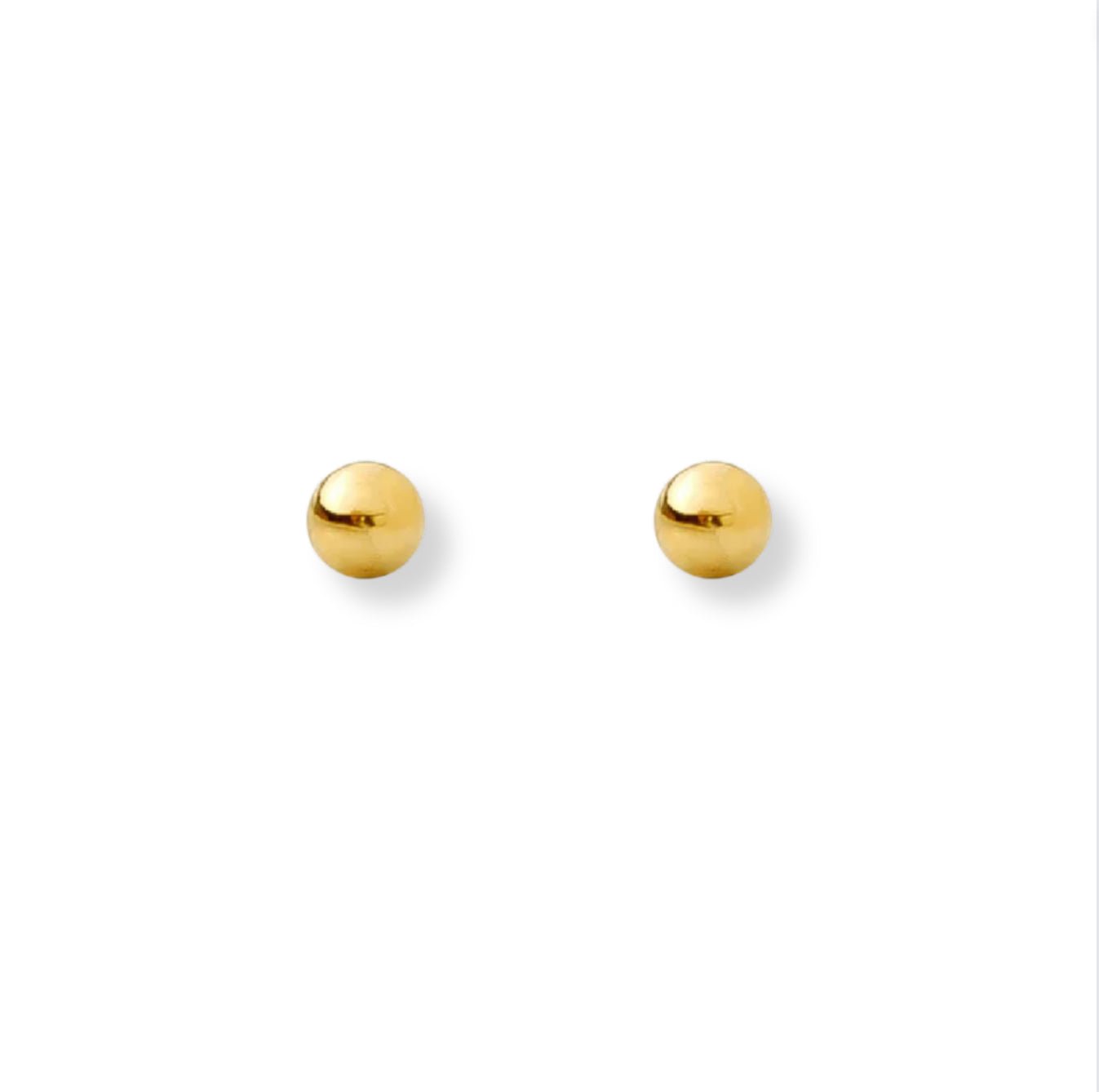 3mm Ball Stud Earrings - Le Serey