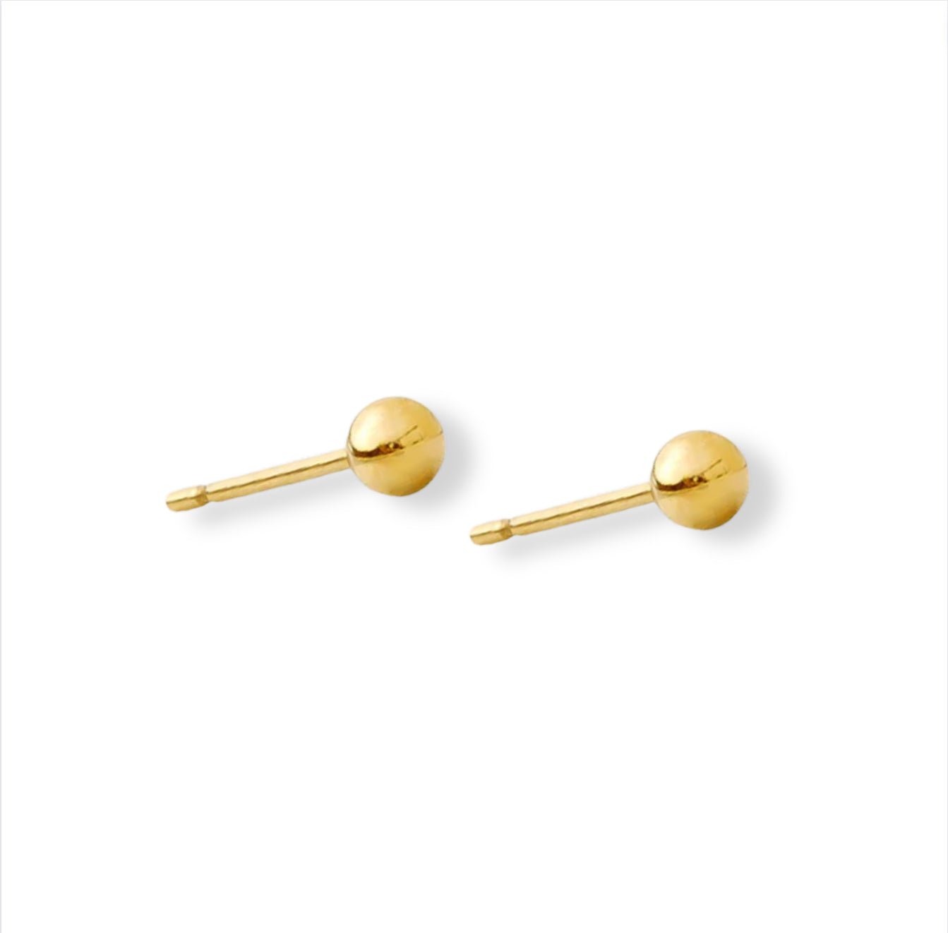 3mm Ball Stud Earrings - Le Serey