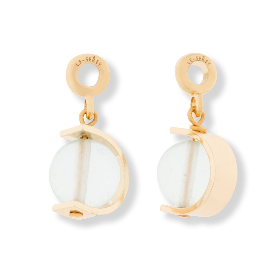 Blue Quartz Halo Charm - Le Serey