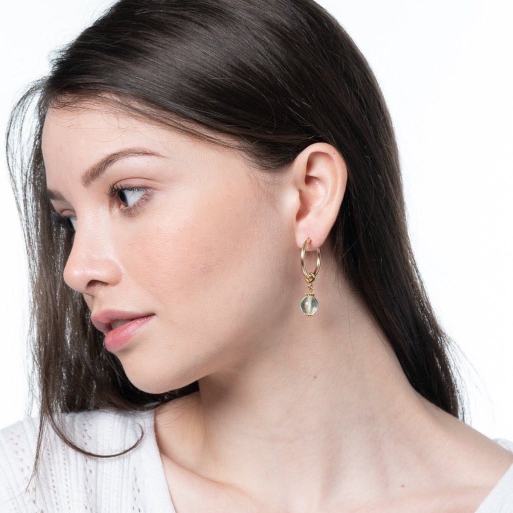 Blue Quartz Halo Charm - Le Serey