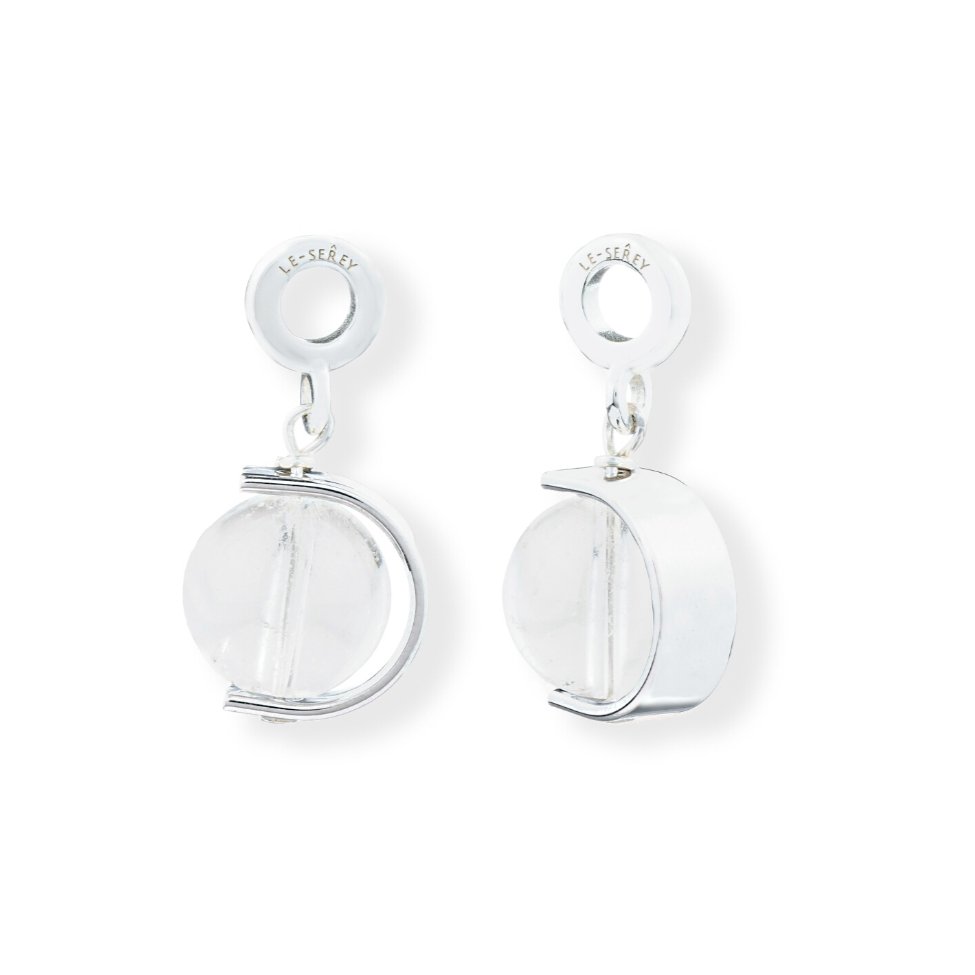 Clear Quartz Halo Charm - Le Serey