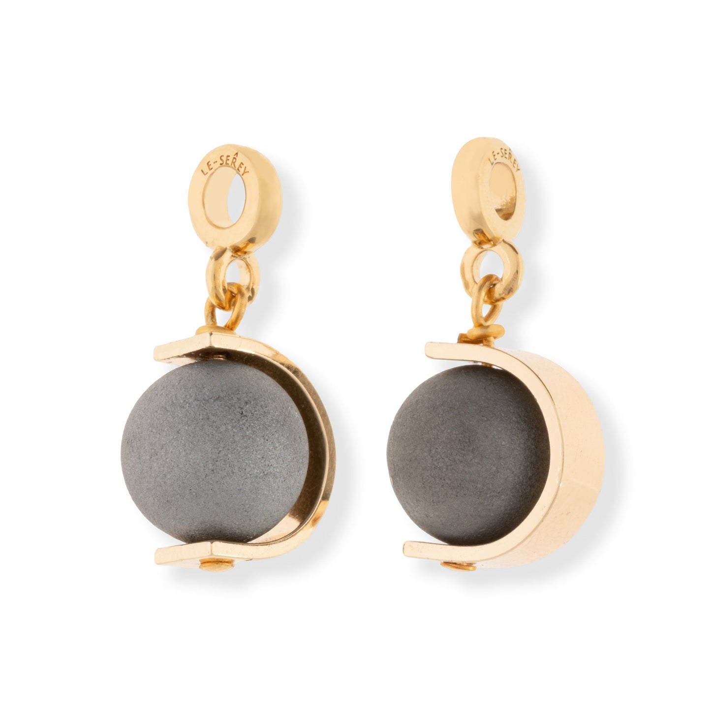 Drusy Quartz Halo Charm - Le Serey