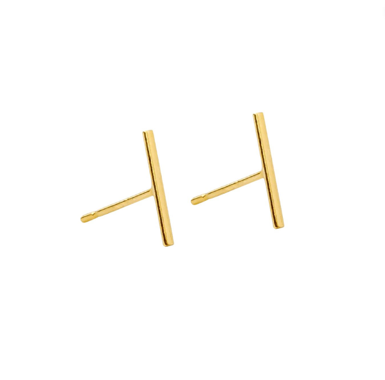 Long Bar Stud Earrings - Le Serey