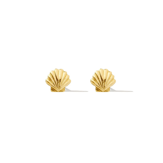Seashell Stud Earrings - Le Serey