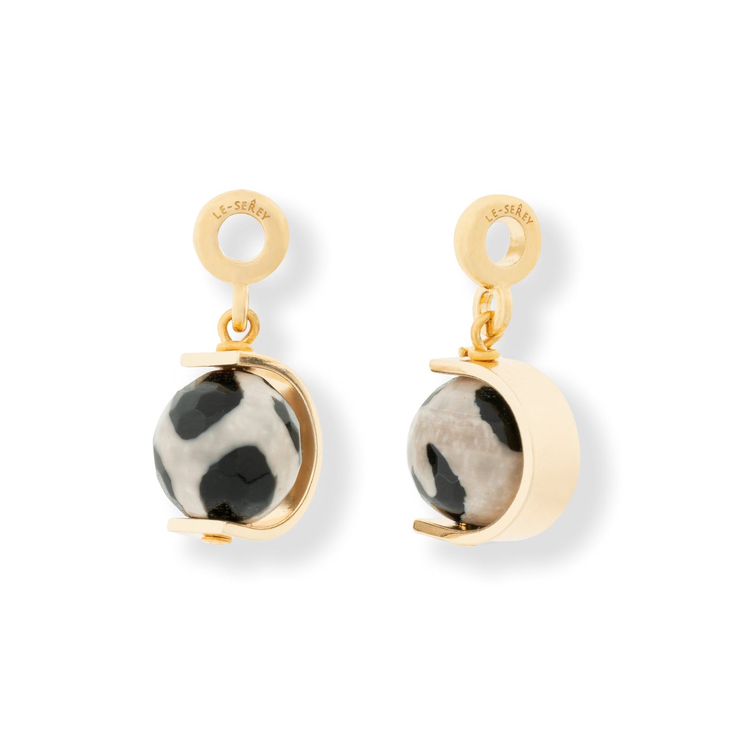 Tibetan Agate Halo Charm - Le Serey