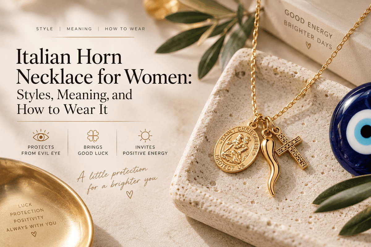 Italian Horn Necklace for Women: Styles, Meaning, and How to Wear It - Le Serey