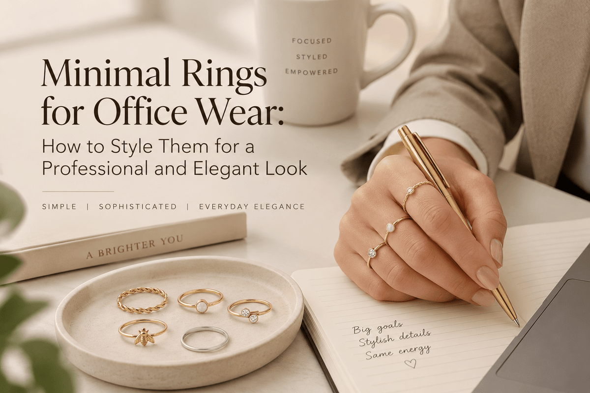 Minimal Rings for Office Wear: How to Style Them for a Professional and Elegant Look - Le Serey