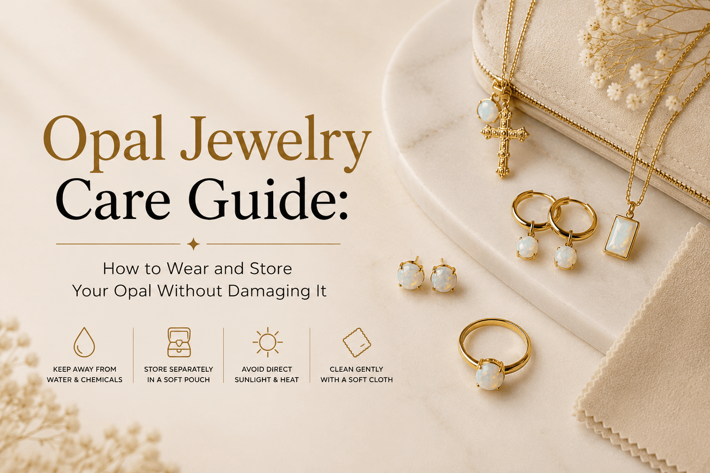 Opal Jewelry Care Guide: How to Wear and Store Your Opal Without Damaging It - Le Serey