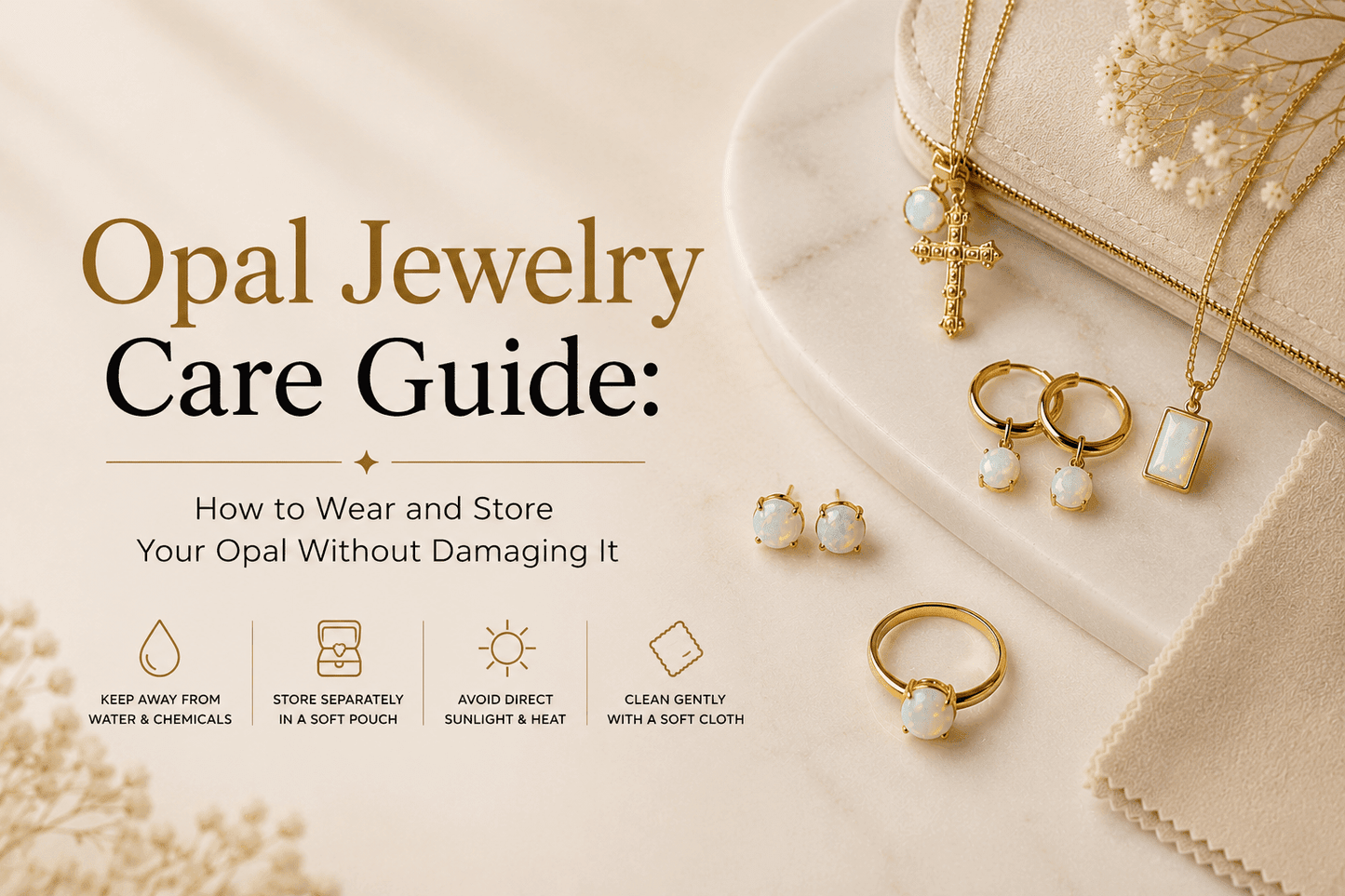 Opal Jewelry Care Guide: How to Wear and Store Your Opal Without Damaging It - Le Serey
