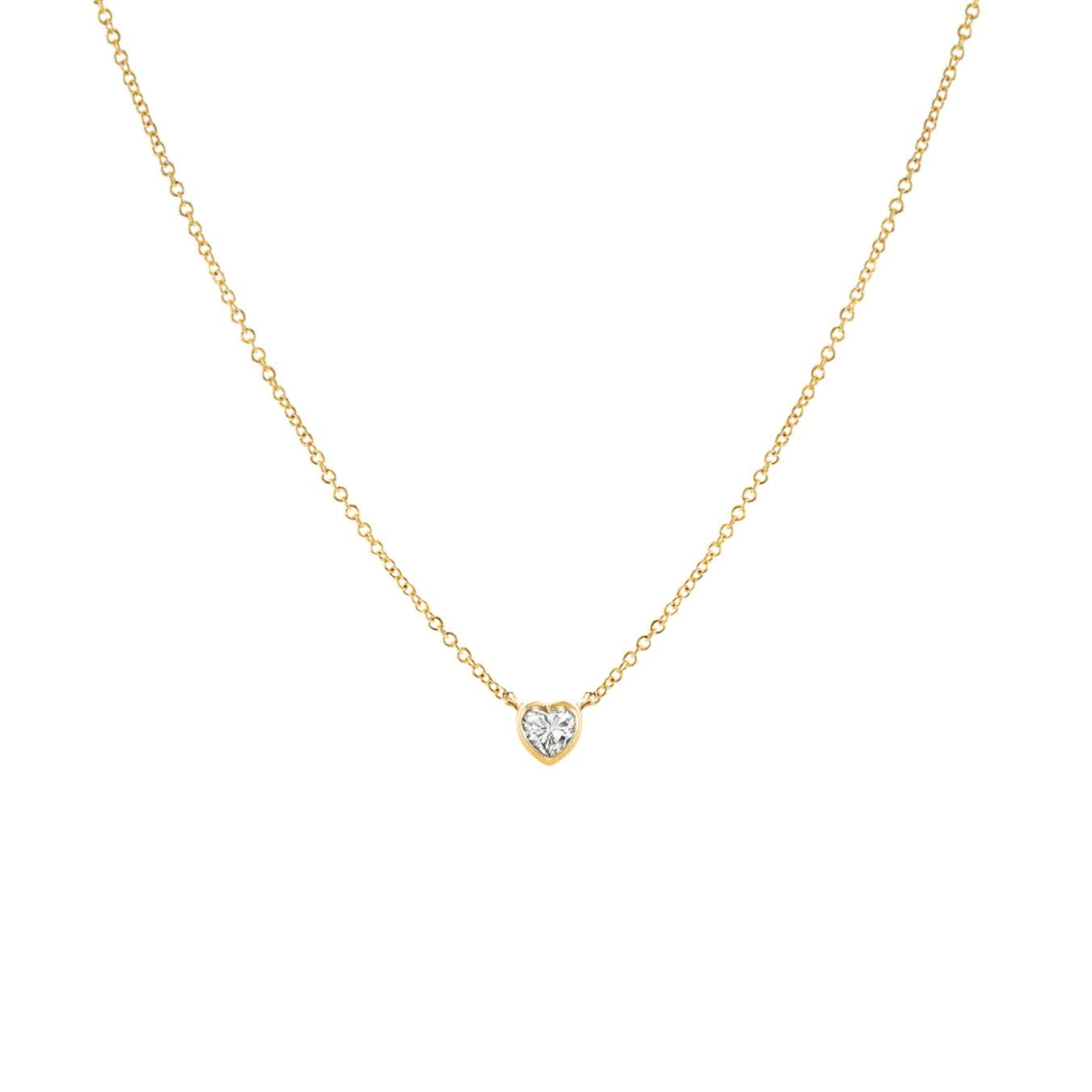 Diamond heart pendant outlets 14k