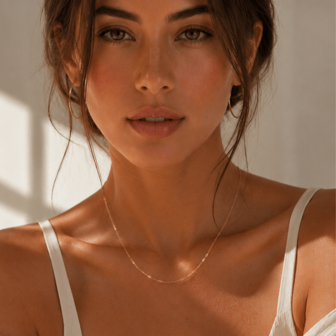 14k Gold Lace Chain - Le Serey