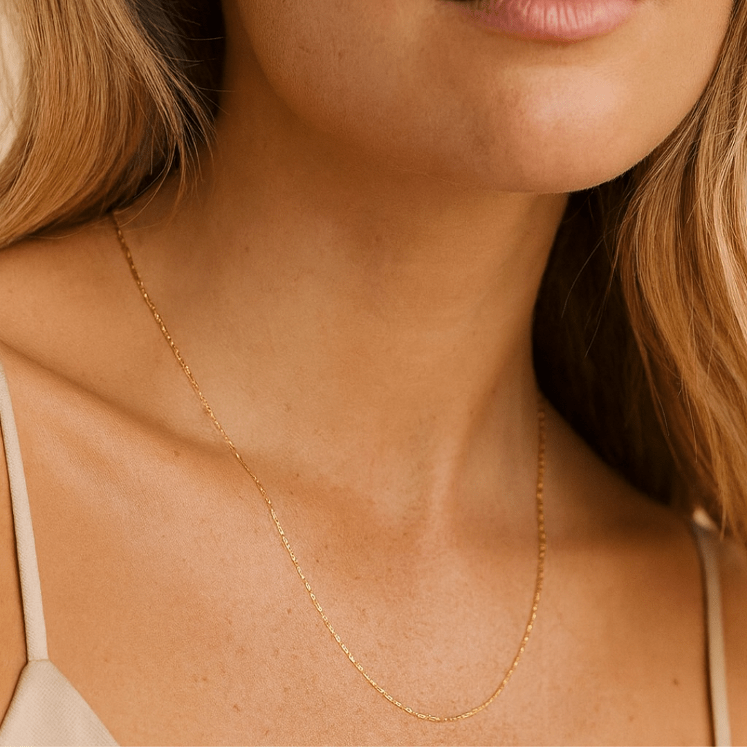14k Gold Lace Chain - Le Serey