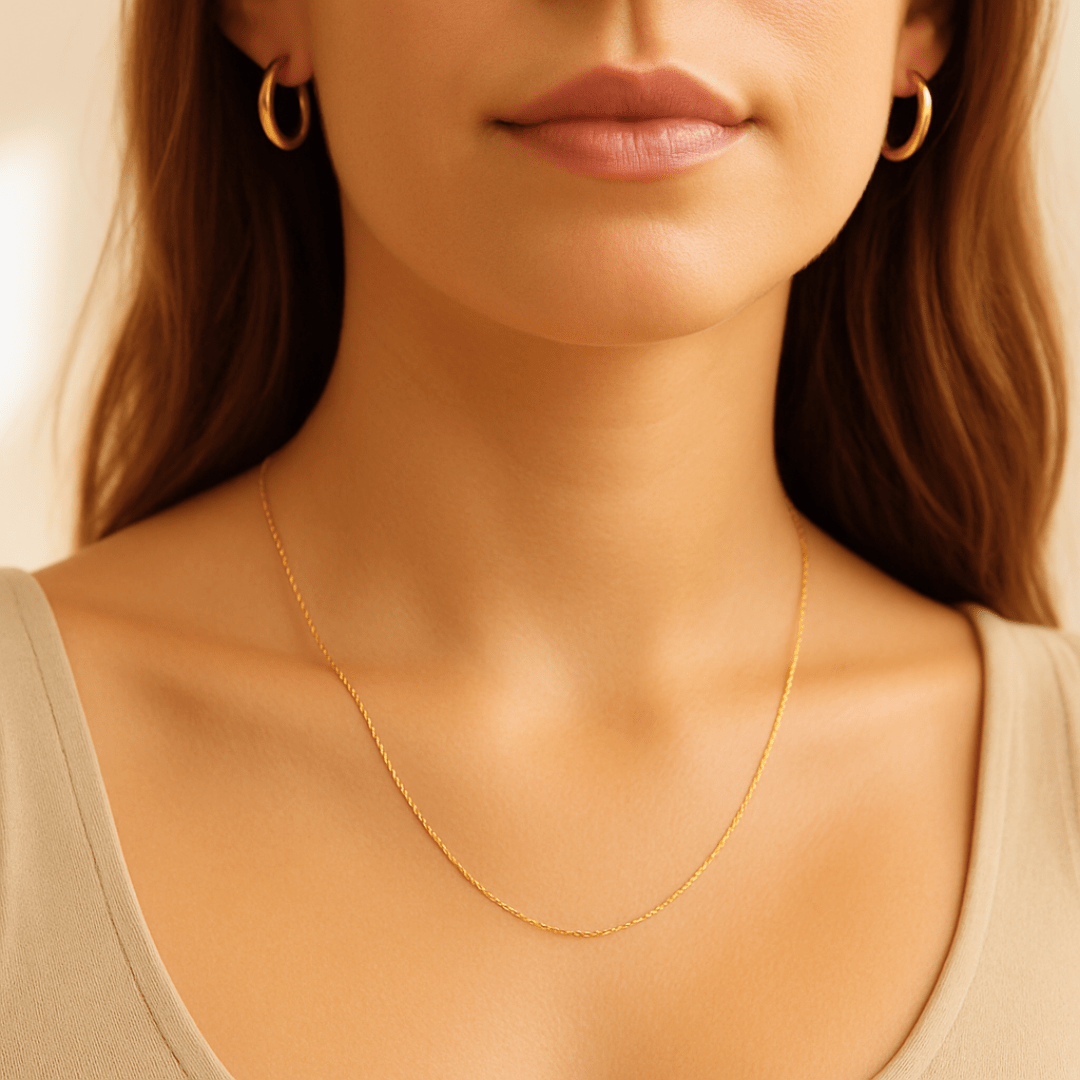 14k Gold Rope Chain - Le Serey
