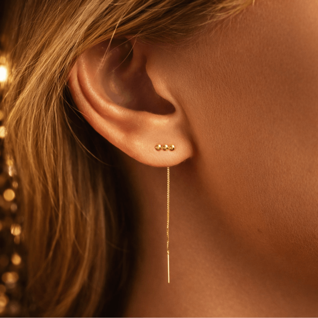 Ball Bar Studs + Threader Chain Jacket - Le Serey