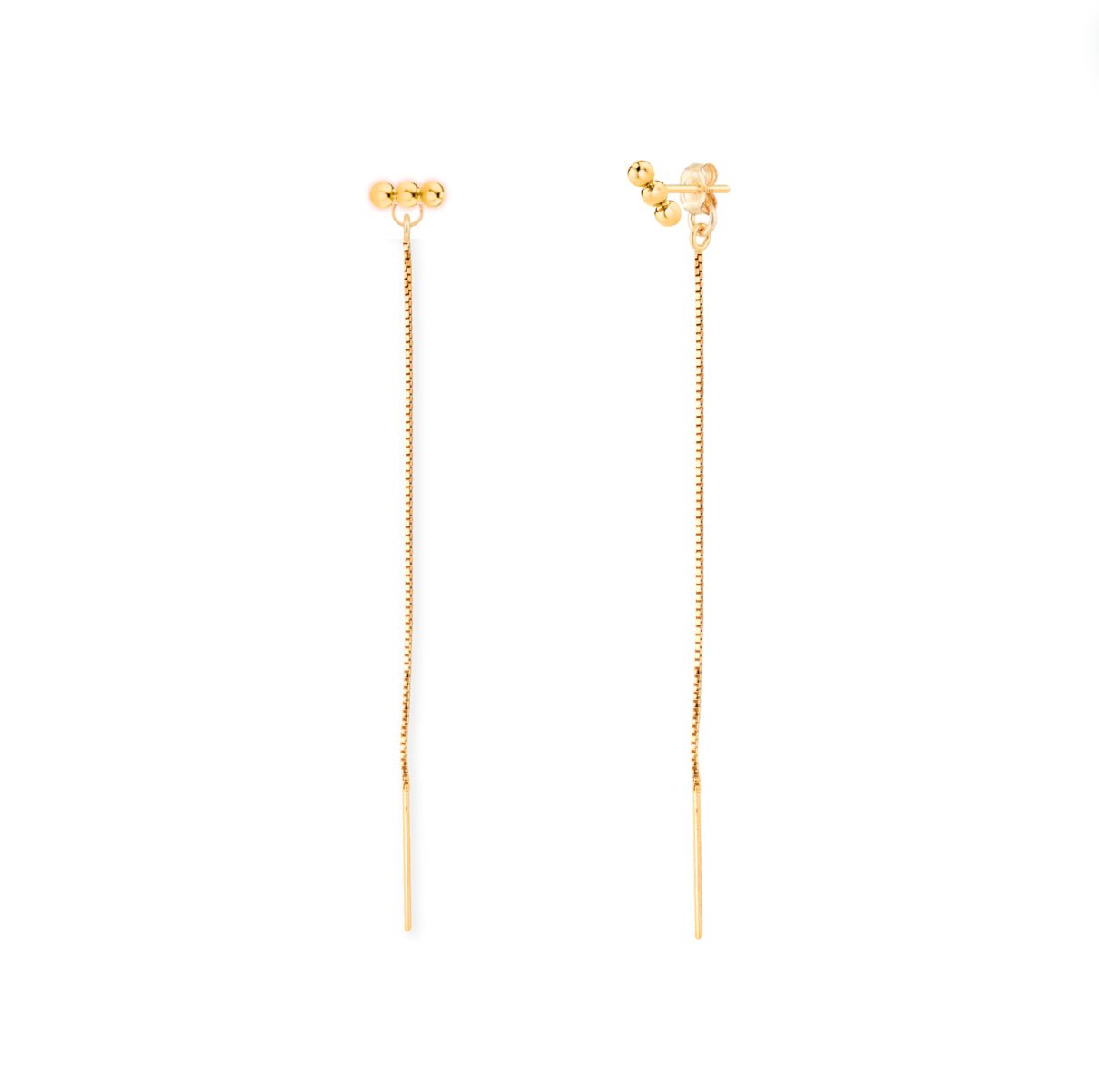 Ball Bar Studs + Threader Chain Jacket - Le Serey