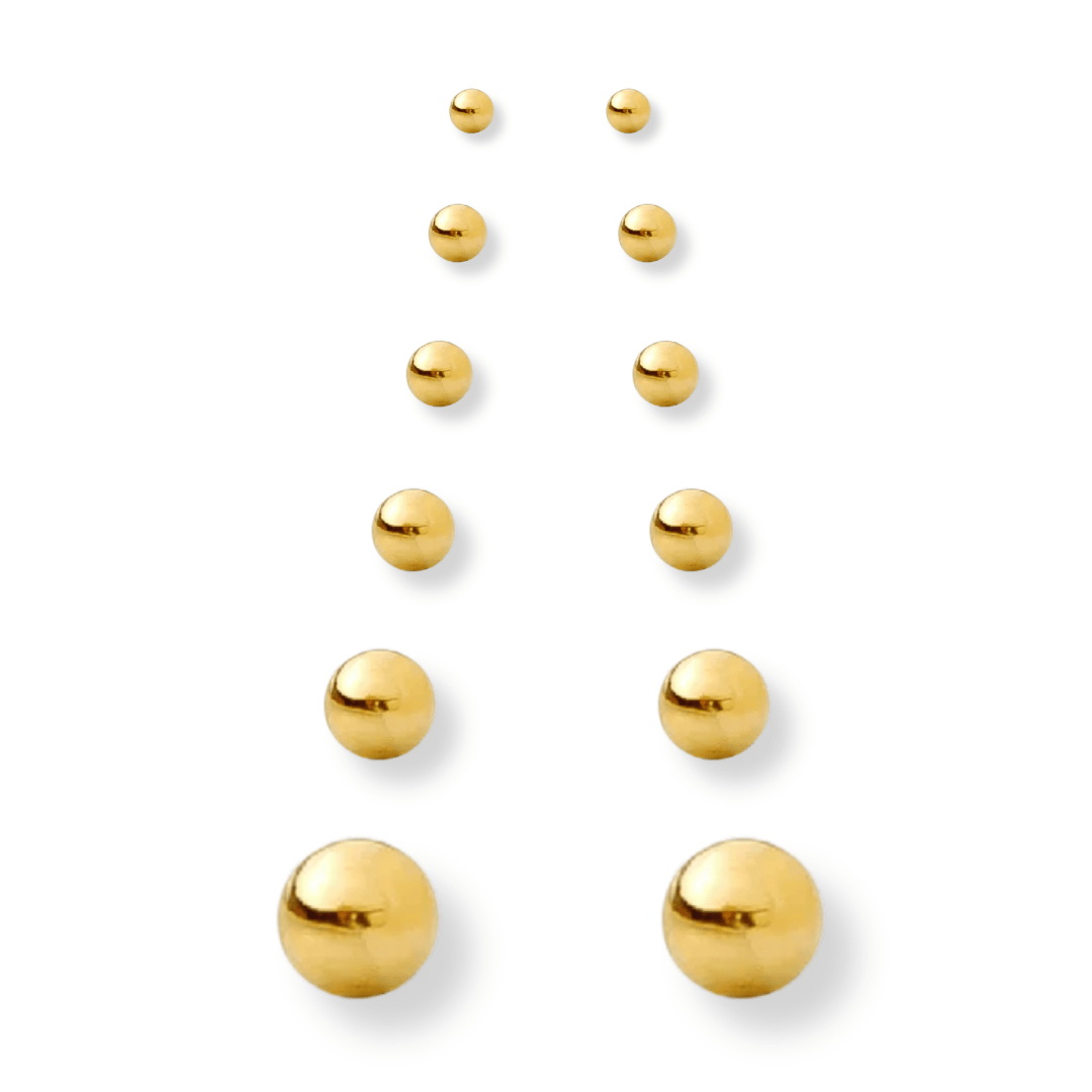 Ball Stud Earrings - Le Serey