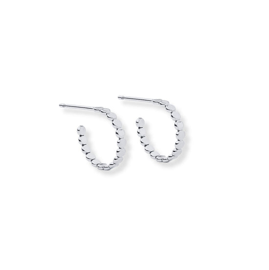 Beaded Hoop Earrings - Le Serey