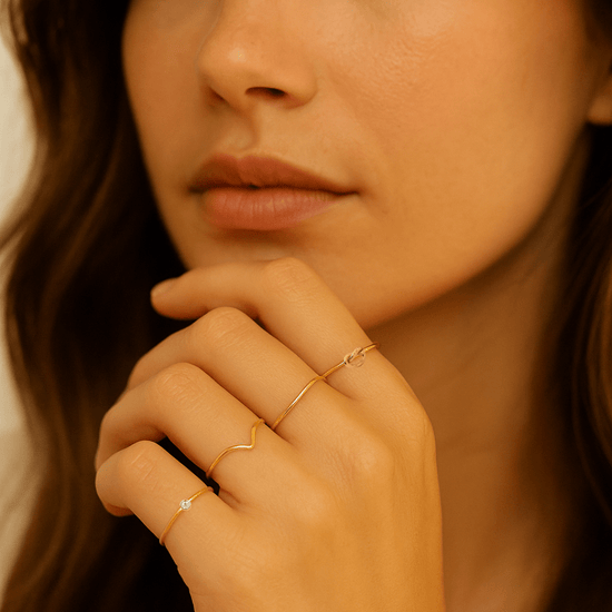 Chevron Stacking Ring - Le Serey