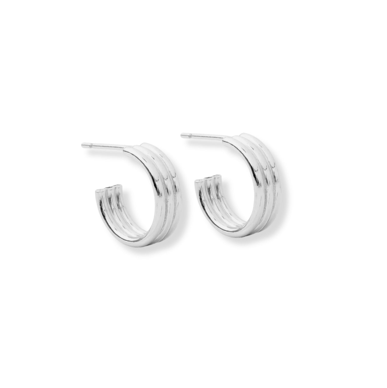 Chunky Hoop Earrings - Le Serey