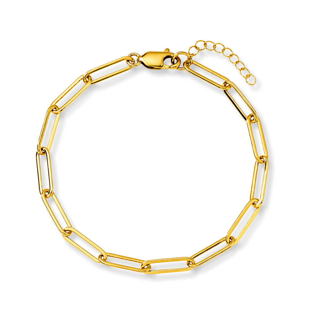 chunky paperclip bracelet