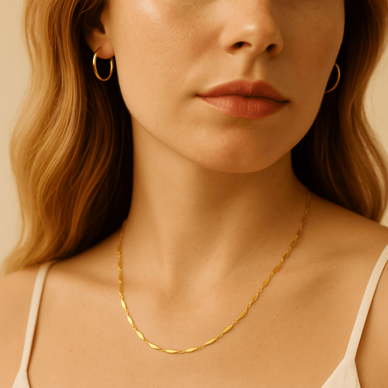 Hammered Bar Chain - Le Serey