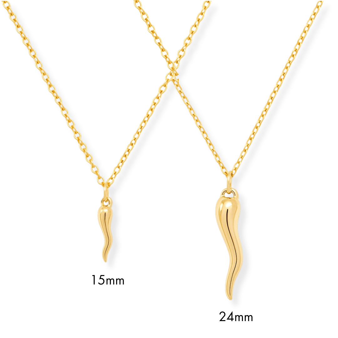 Italian Horn Necklace | Le Serey
