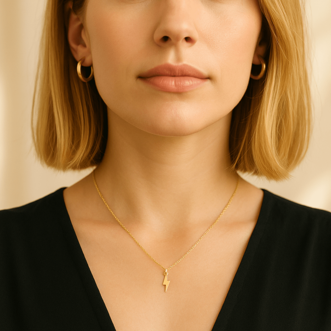 Lightning Bolt Necklace - Le Serey
