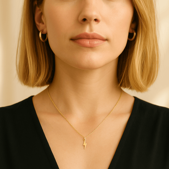 Lightning Bolt Necklace - Le Serey