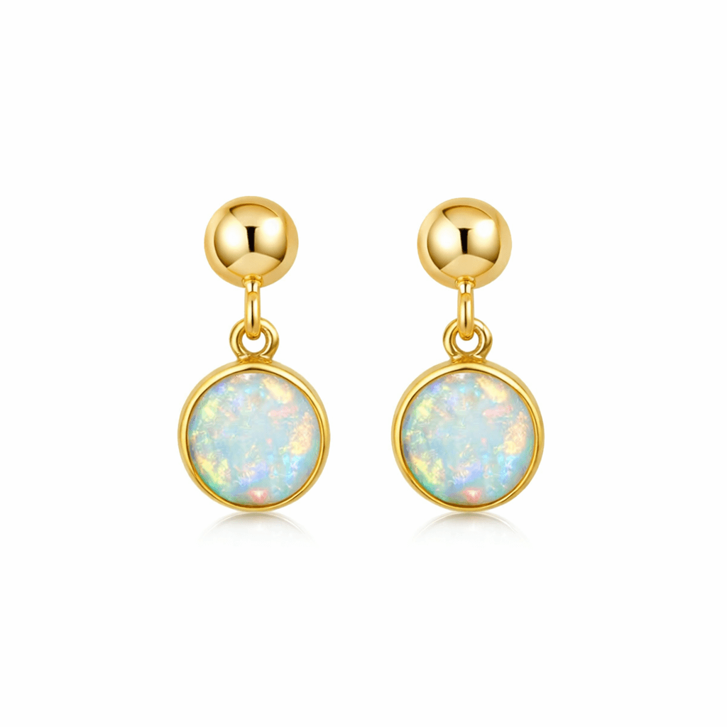 Opalite Drop Earrings - Le Serey