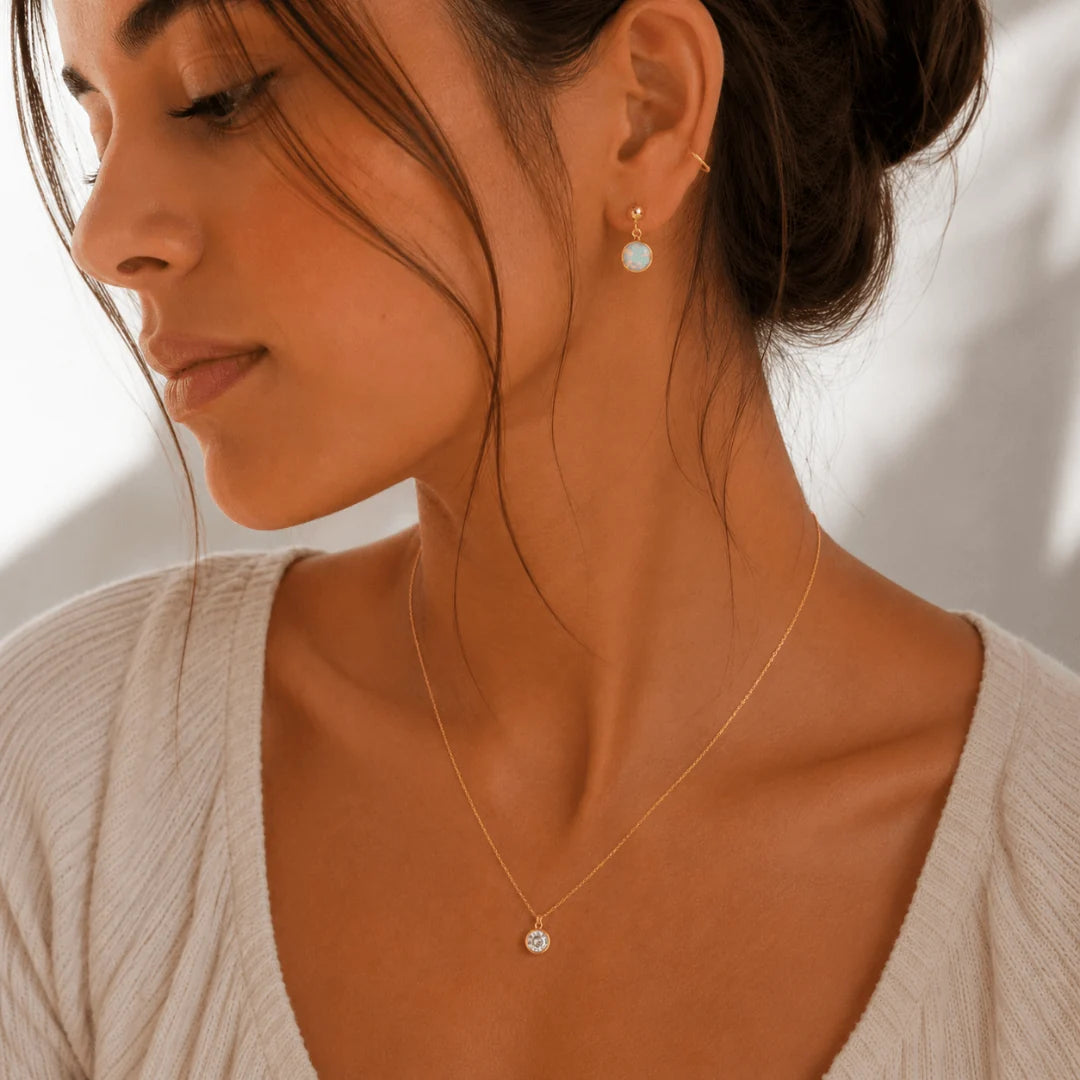 opalite earrings