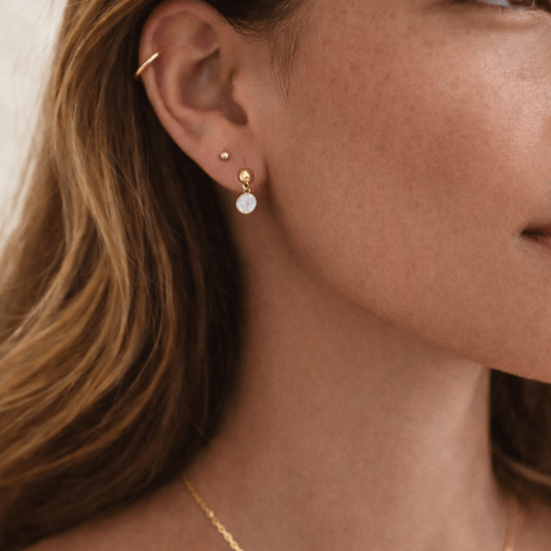 Opalite Drop Earrings - Le Serey