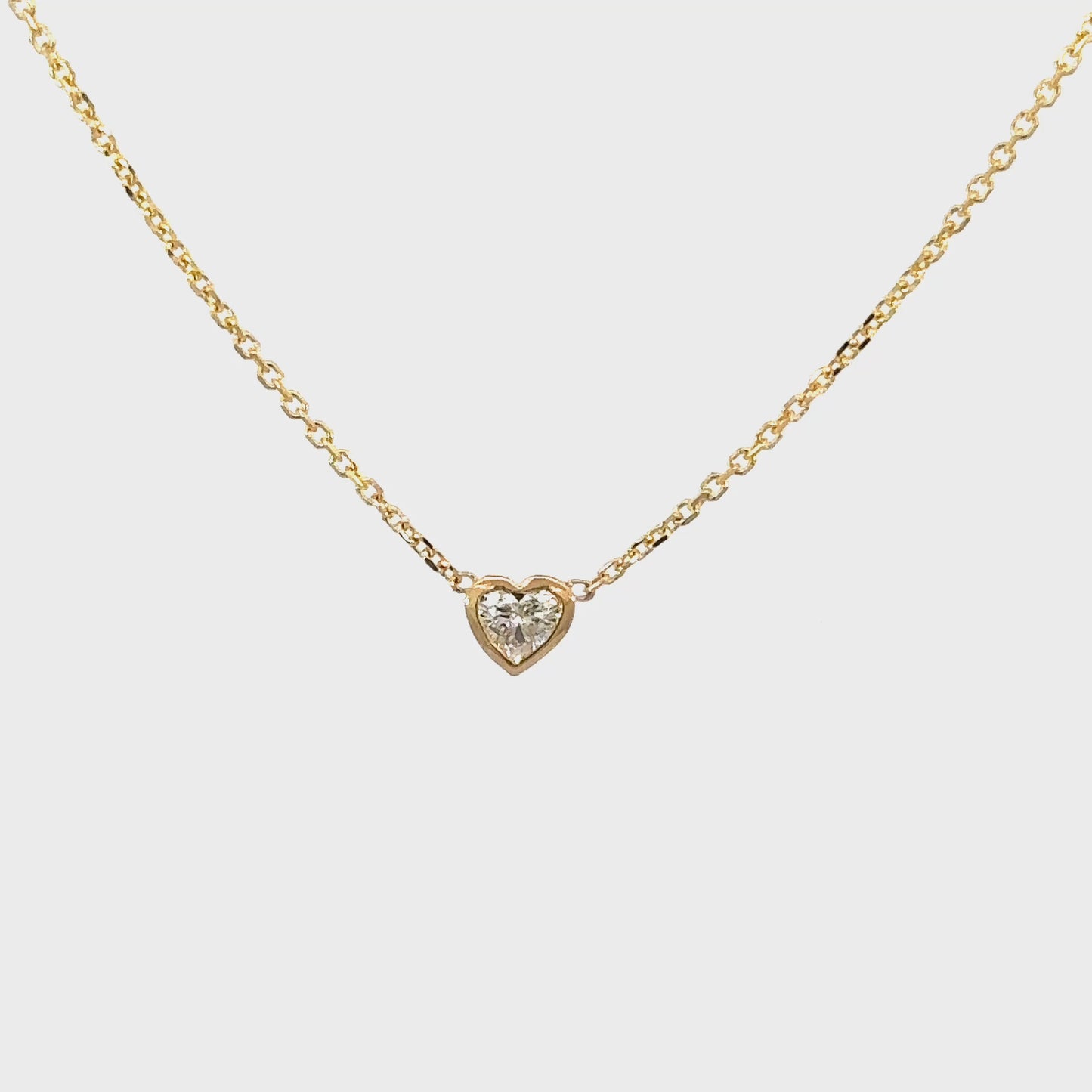 Diamond Heart Necklace VIdeo