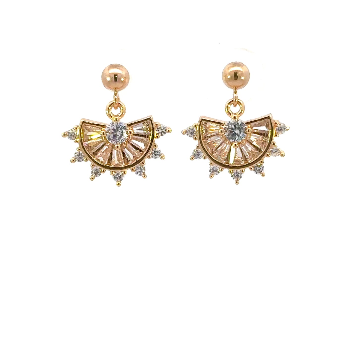 Fan Drop Earrings