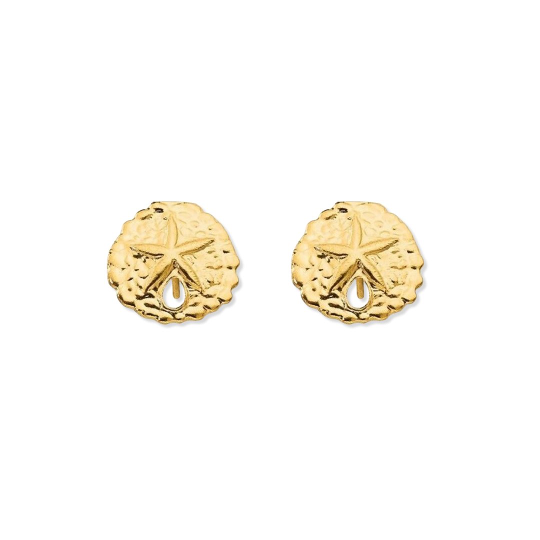 Sand Dollar Stud Earrings - Le Serey