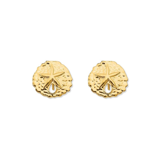 Sand Dollar Stud Earrings - Le Serey