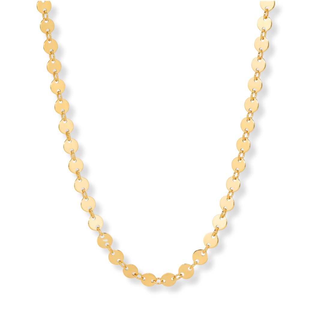 Shimmer Disc Necklace - Le Serey