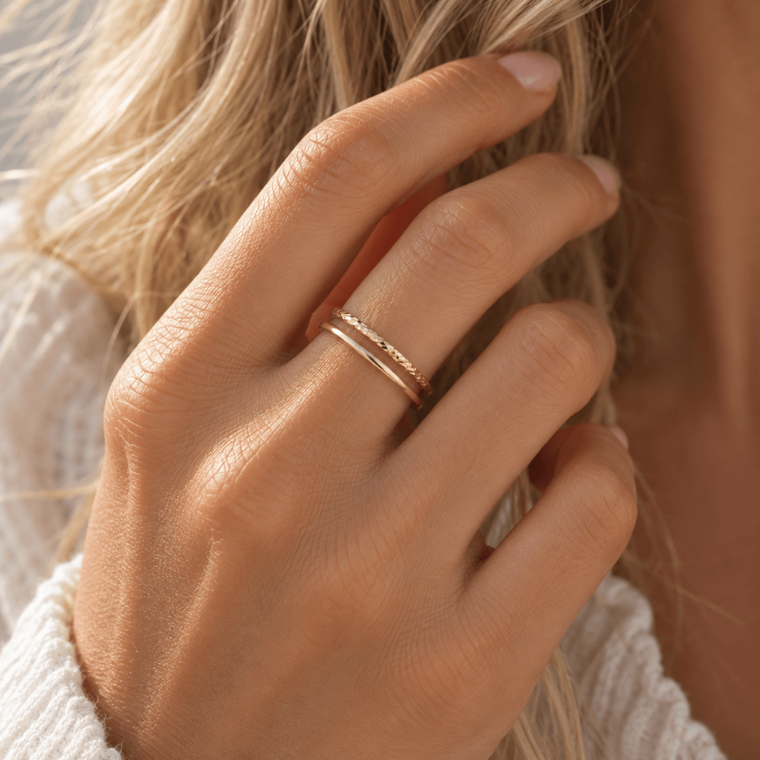 Sparkle Stacking Ring - Le Serey