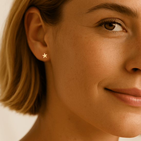 Star Stud Earrings - Le Serey