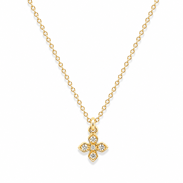 Tiny Cross Pendant Necklace – Dainty & Minimalist Jewelry | Le Serey