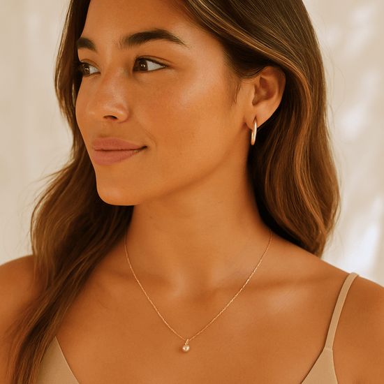 Tiny Drop Necklace - Le Serey