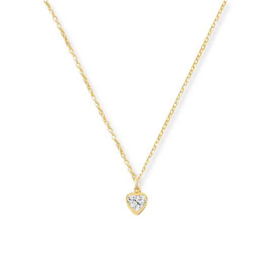 Tiny Hearts Diamond Necklace - Le Serey