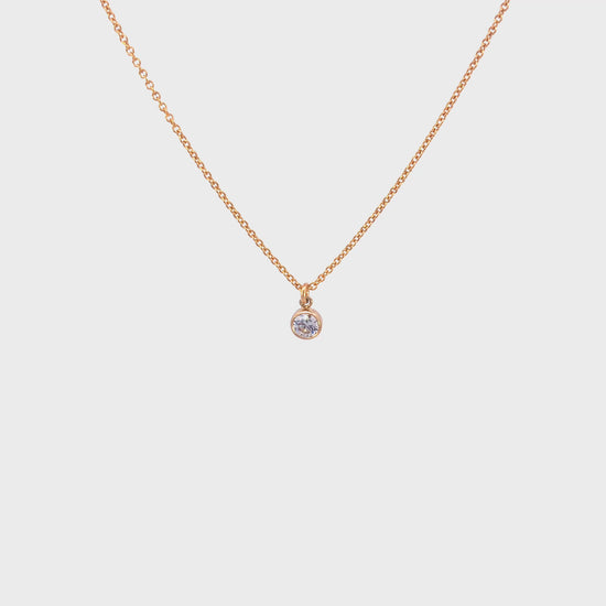 Load and play video in Gallery viewer, Tiny CZ Diamond Necklace
