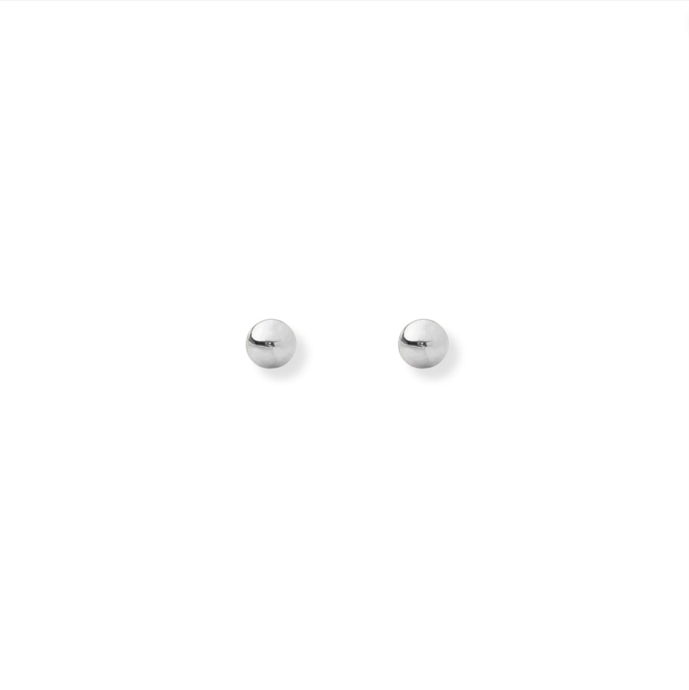 Load image into Gallery viewer, 2mm Tiny Ball Stud Earrings - Le Serey
