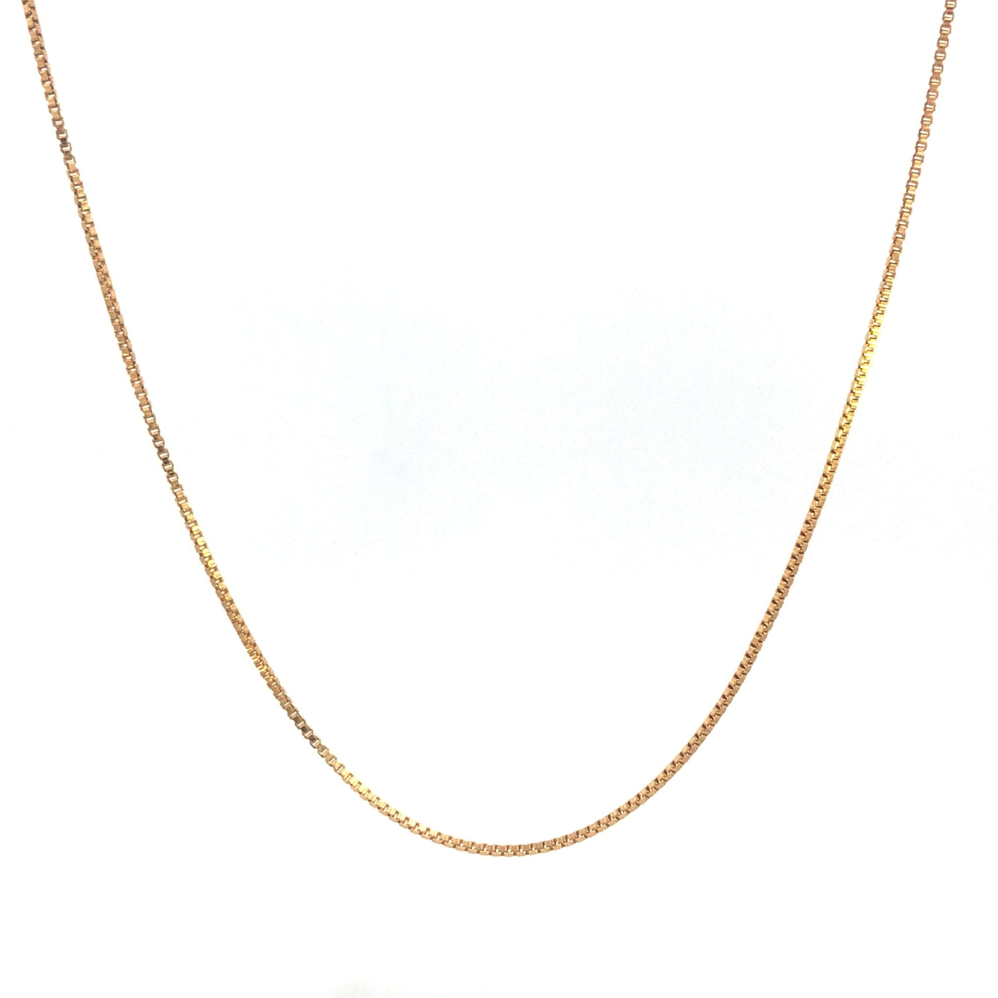 Adjustable Box Chain Adjustable Length Necklace Gold Filled – Le Serey
