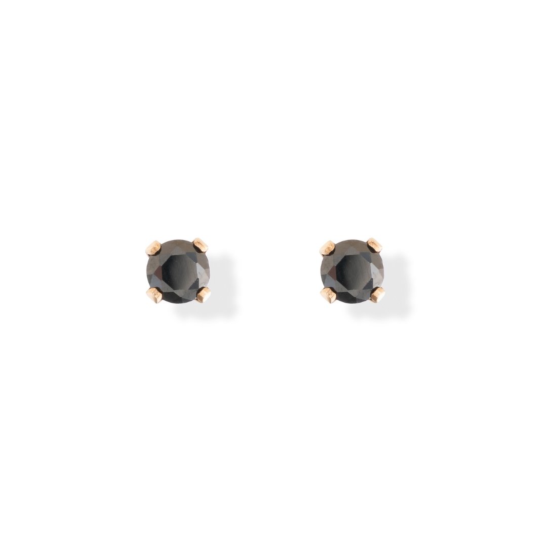 Black Solitaire Studs - Le Serey