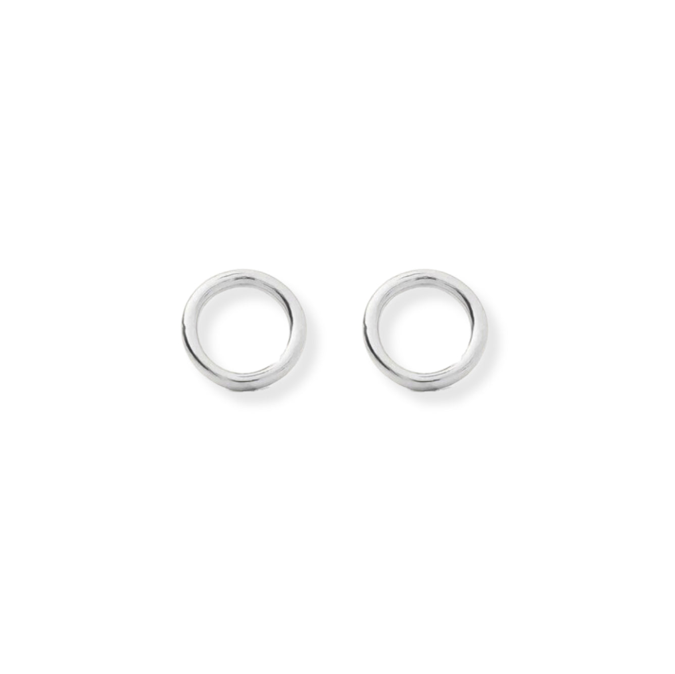 Circle Silhouette Gold Studs - Le Serey